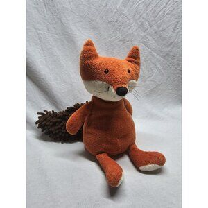Jellycat London Fox Plush 12" Orange Medium Noodle Stuffed Animal w/ Fluffy Tail